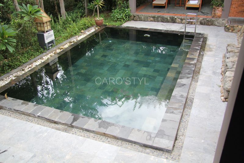 piscine en pierre verte de bali, proche toulon,83