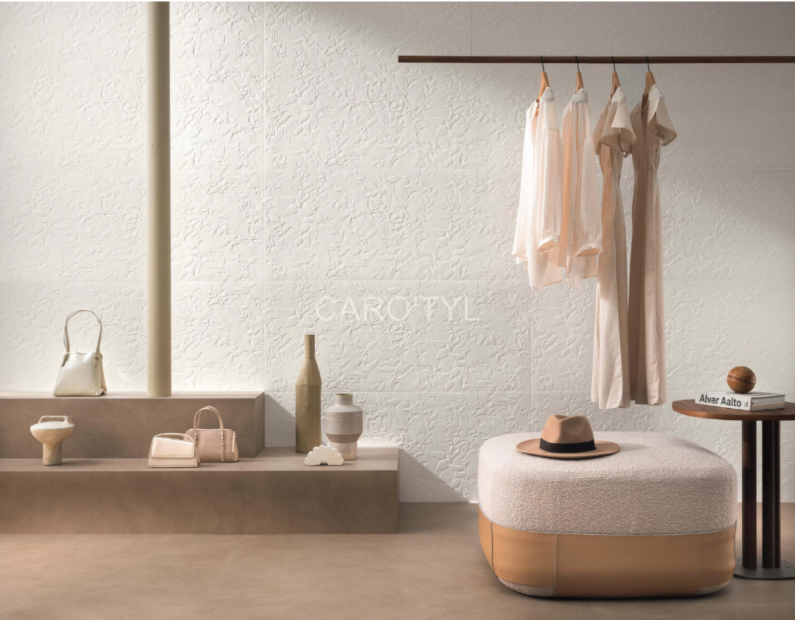 Revêtement mural en relief 3D pour intérieur à Paris 