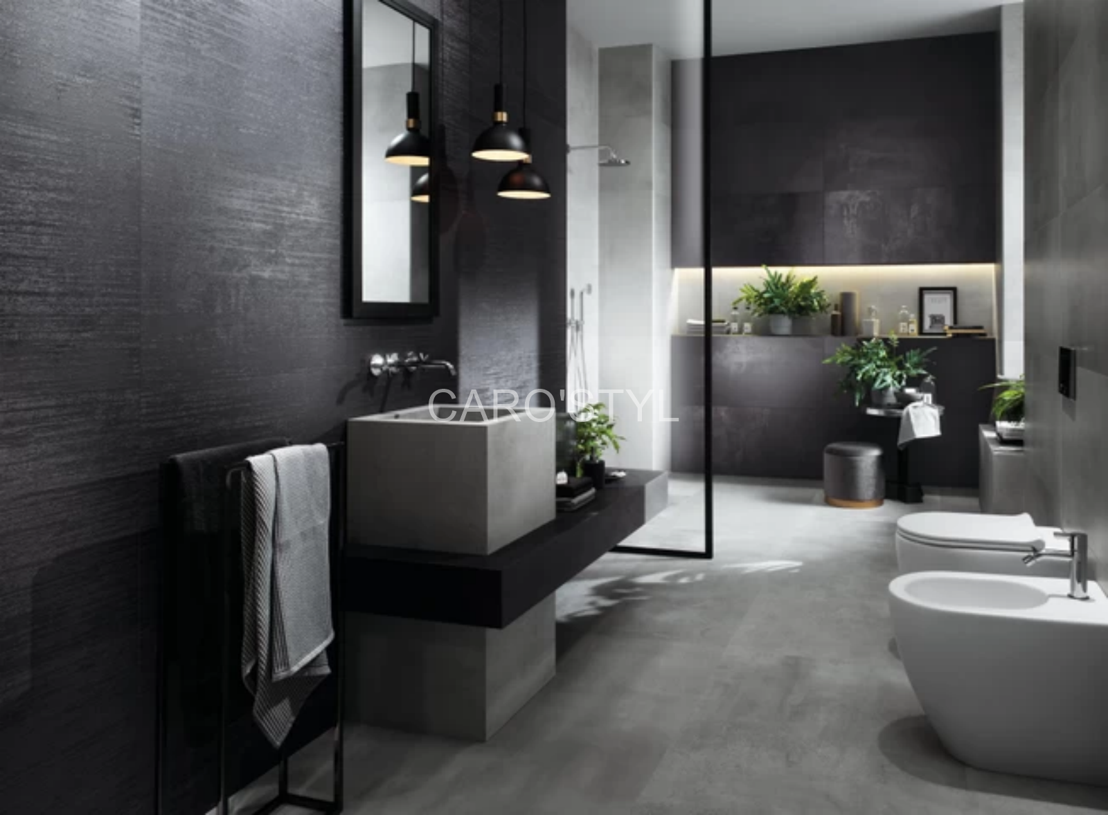 Carrelage Atlas Concorde Blaze, un effet métal oxydé à la Seyne-sur-Mer