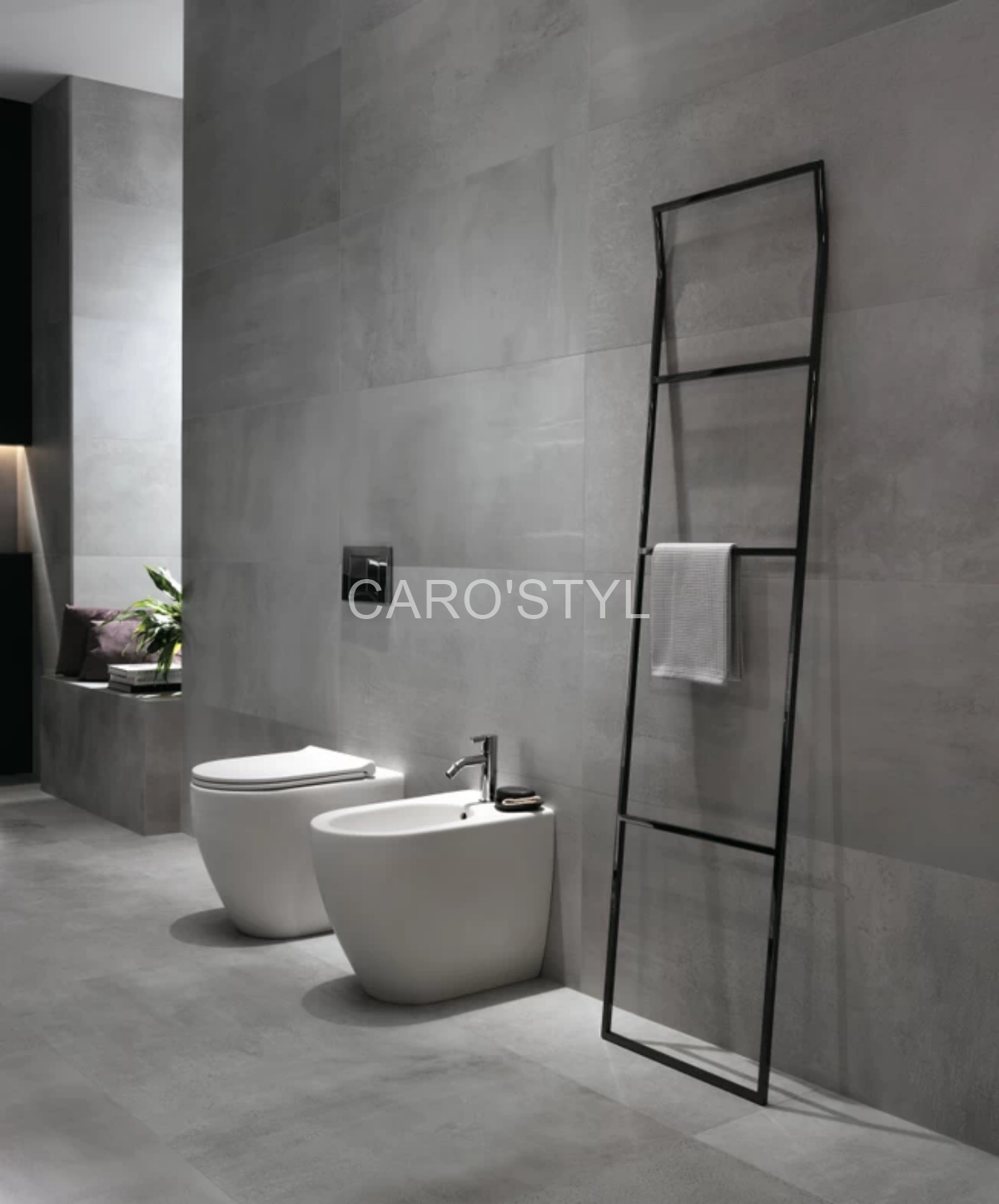 Carrelage Atlas Concorde Blaze, un effet métal oxydé à la Seyne-sur-Mer