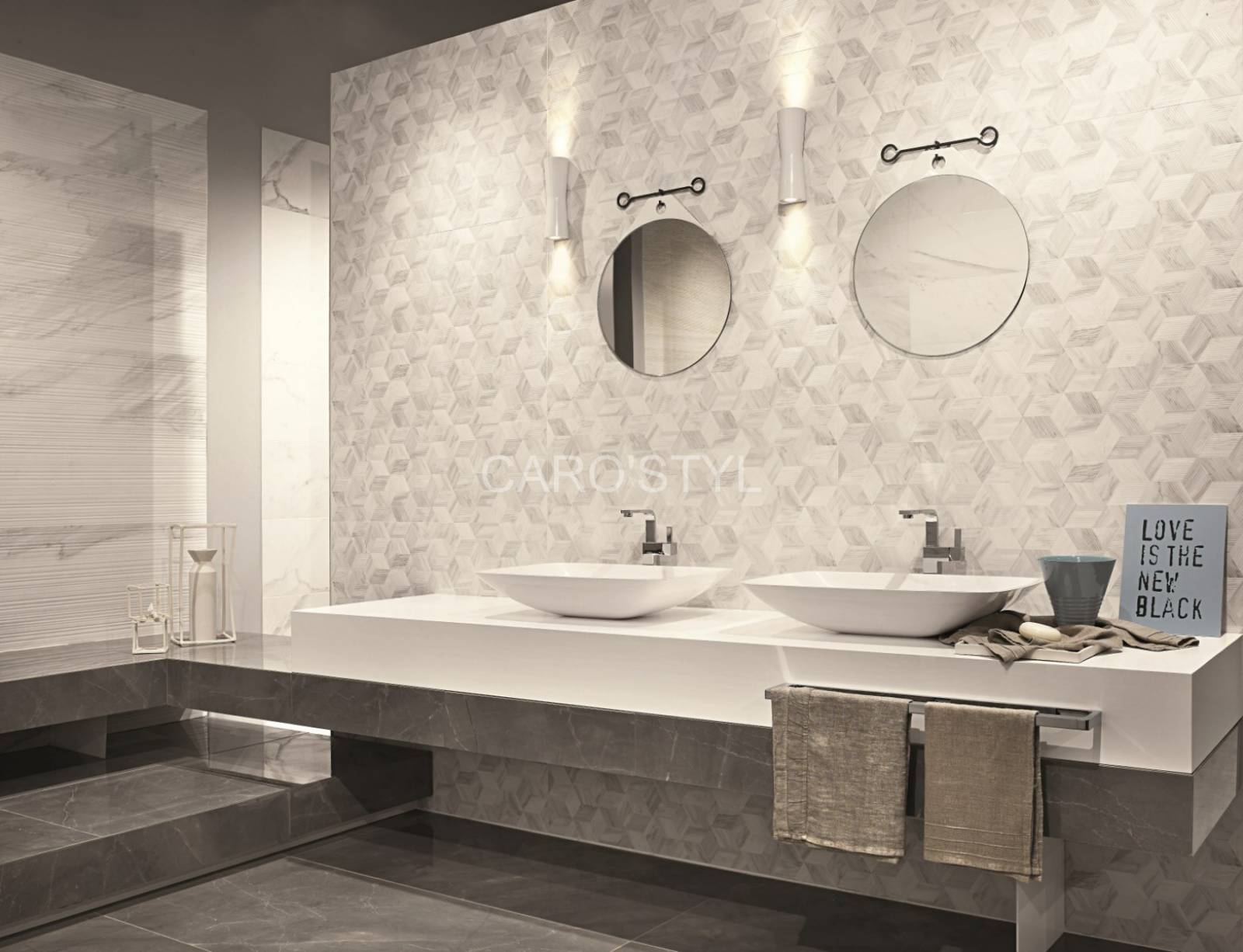 carostyl marbre blanc carrelage faience