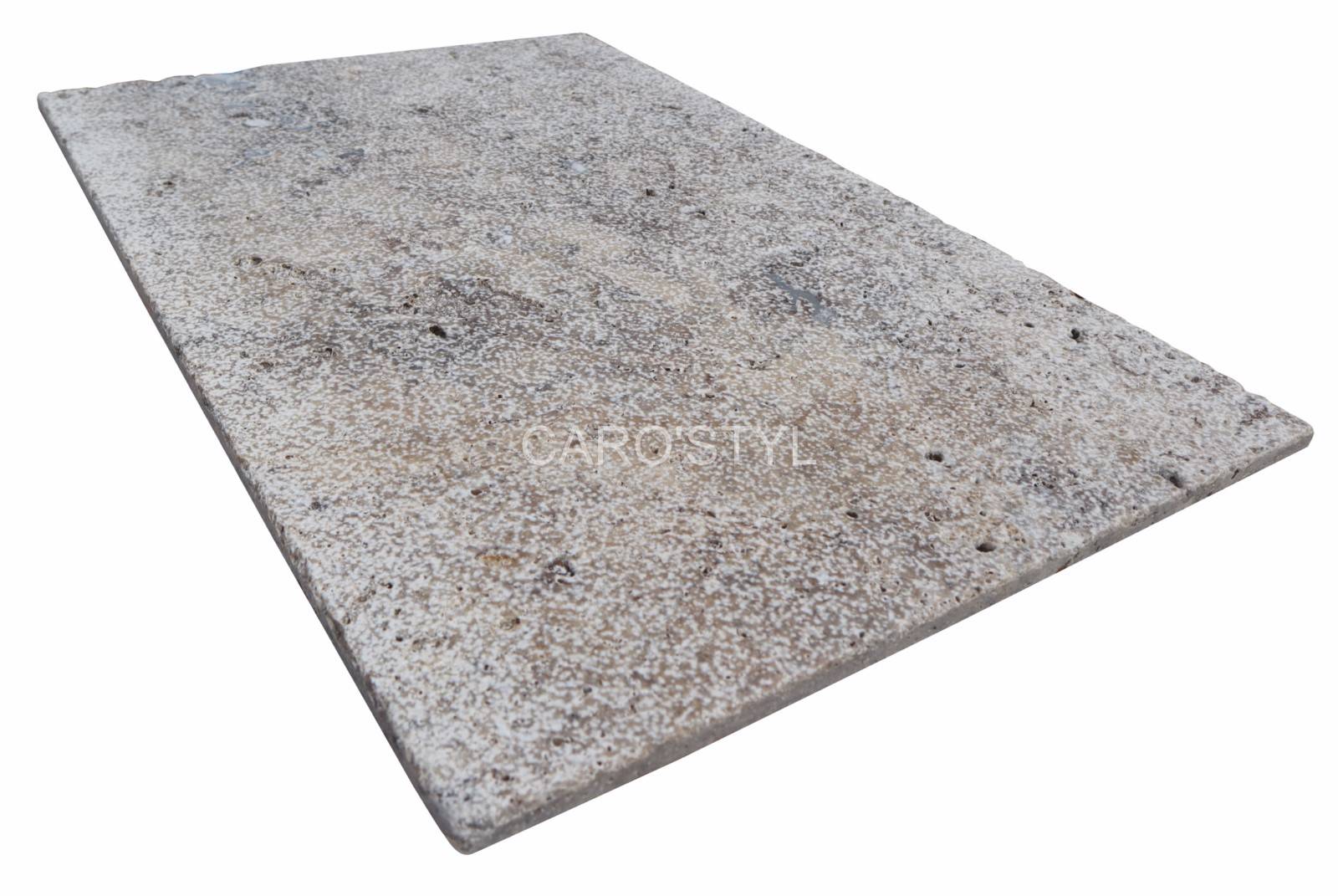 Dalle de travertin Cappadoce Silver Antik livraison sur Lyon dans le 69