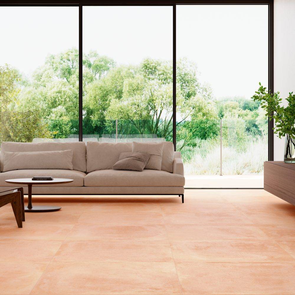 Salon avec carrelage NADIS Tempo disponible en plusieurs formats à Hyères 