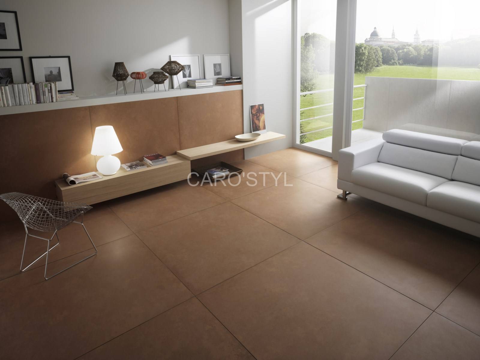 Carrelage Imola Concrete project marron pour sols et murs à Toulon