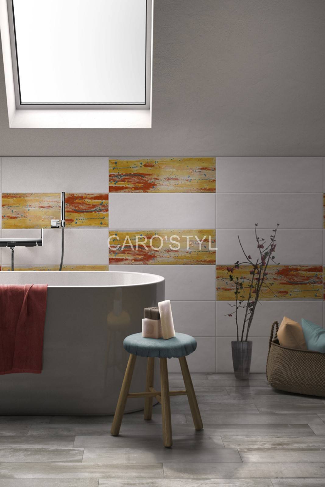 Carrelage Imola Riverside effet ciment pour salle de bain à Ollioules