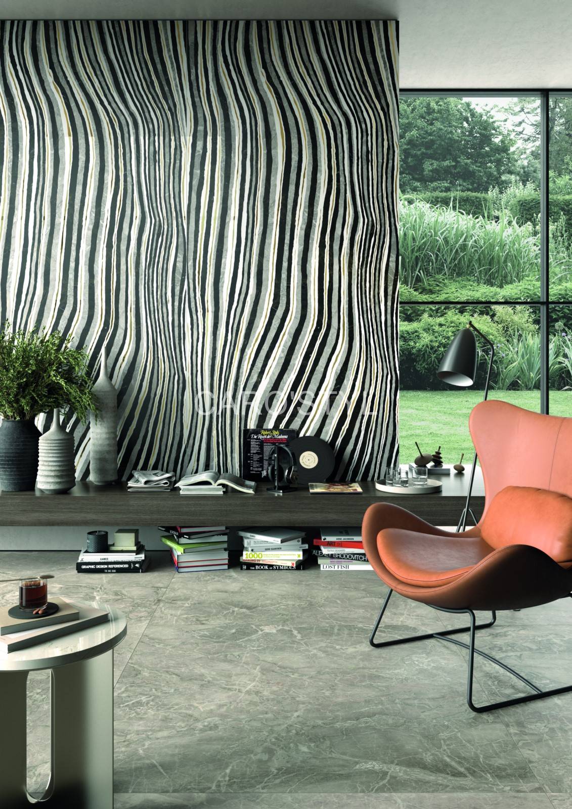 Carrelage Imola The Room Gris Breche Dumas effet marbre pour salle de bain, salon à Toulon