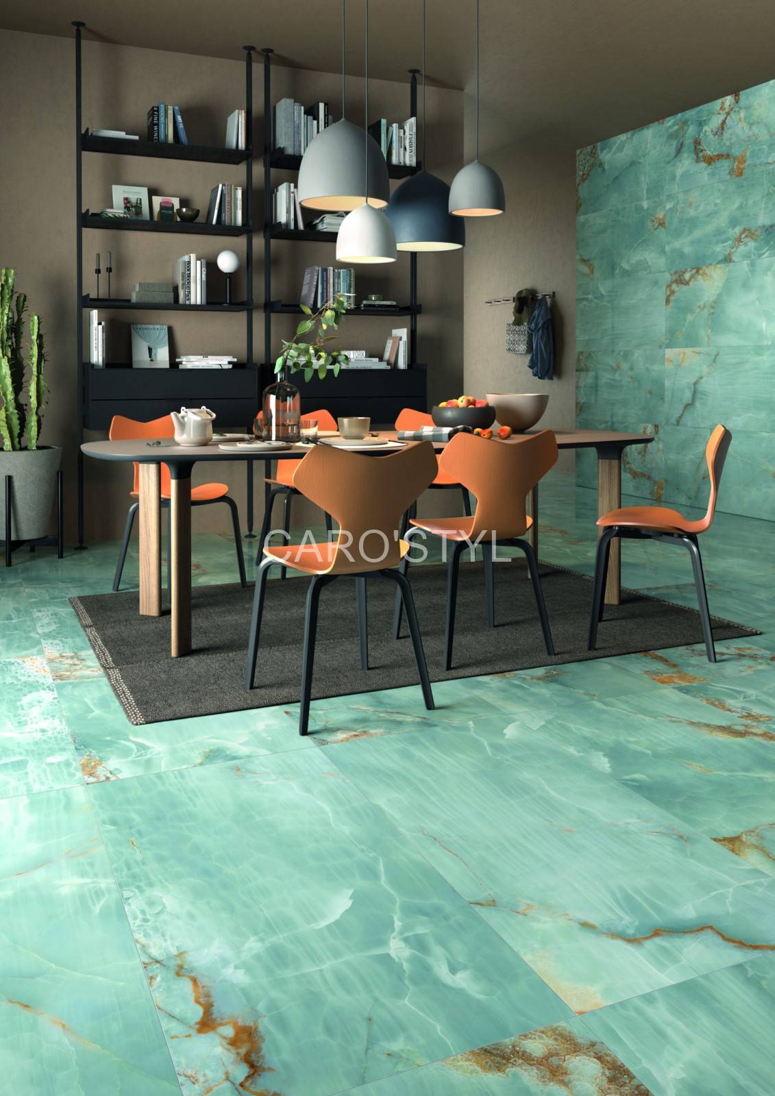 Carrelage Imola The Room Onyx Aqua Gold pour vos intérieurs et extérieurs à la Seyne-sur-mer