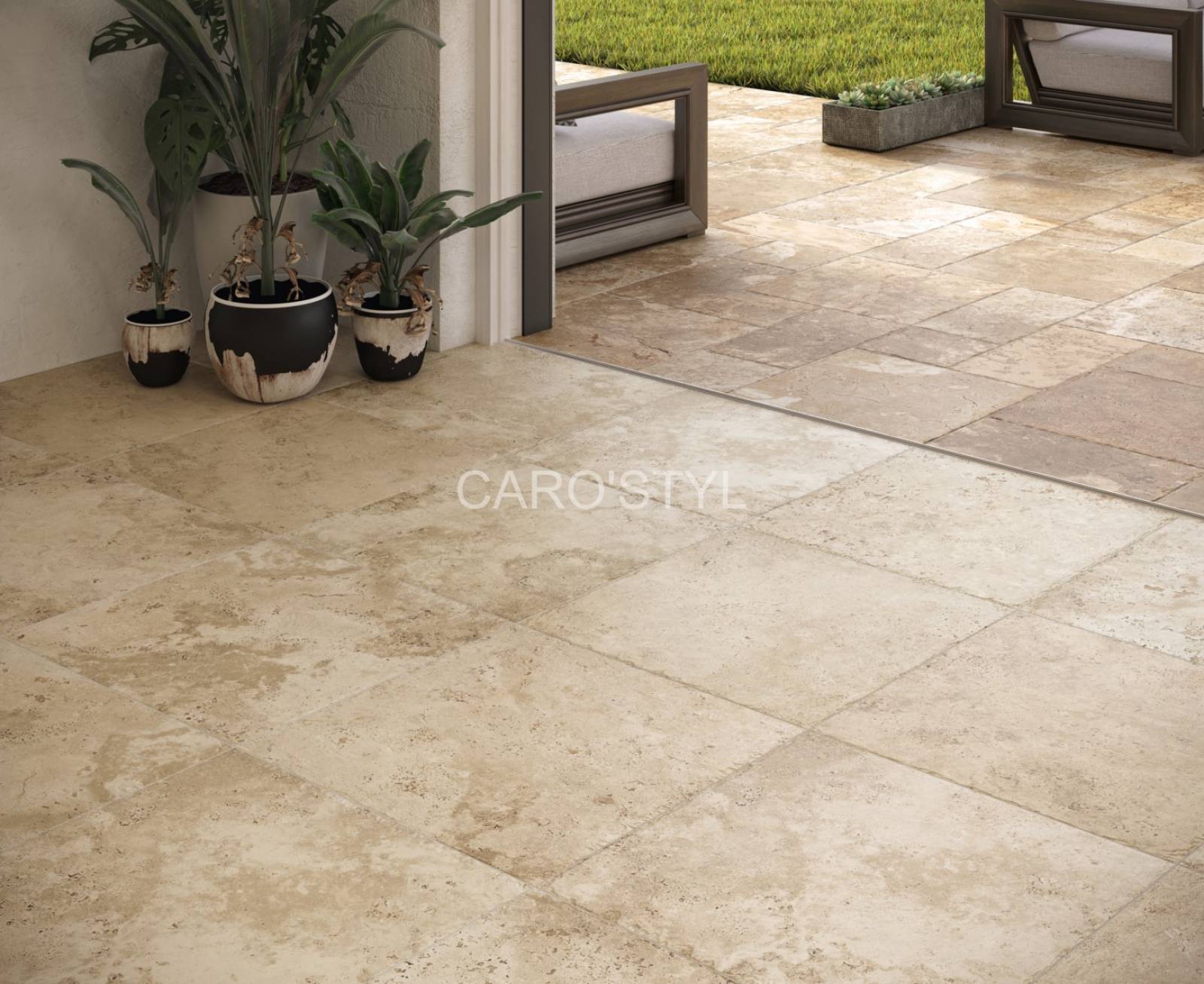 carrelage imitation travertin Var