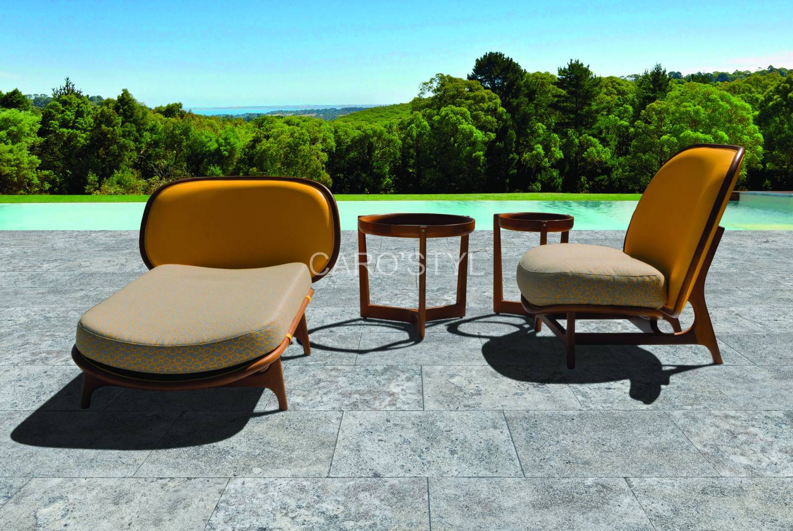 Travertin extérieur Cappadoce Silver Antik Lyon Rhône-Alpes