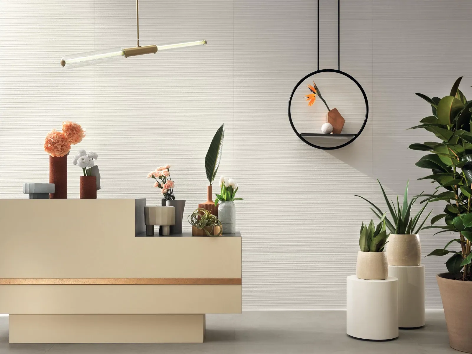 Carrelage Atlas Concorde 3D Wall Design et Plaster pour intérieur mural à Six-fours-les-plages