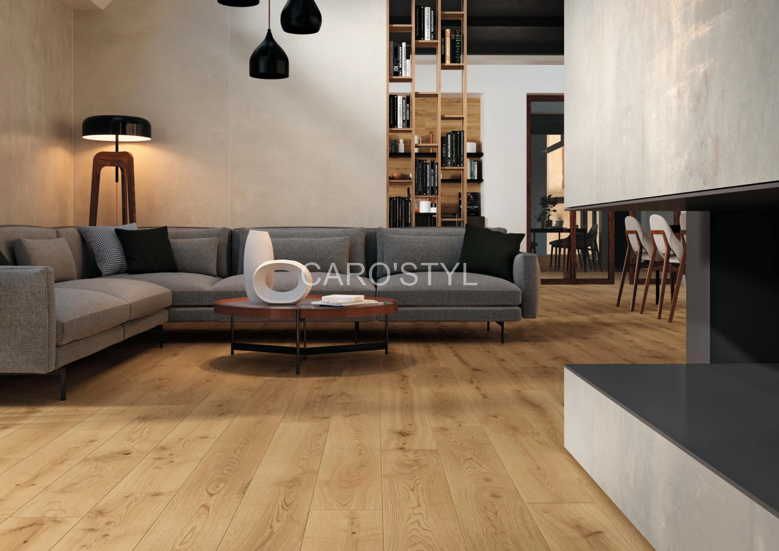 Carrelage Atlas Concorde Exence effet bois pour une ambiance chaleureuse à Toulon