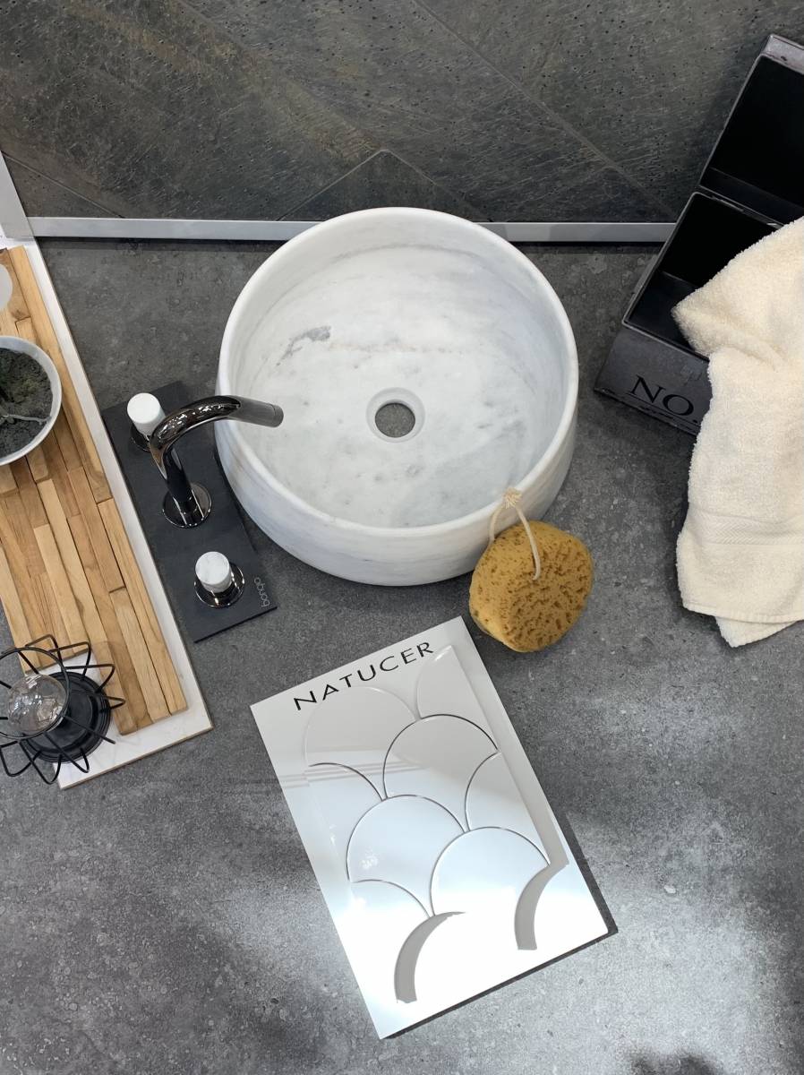 Nouvelle gamme de vasques en marbre raffinées pour un effet harmonieux !