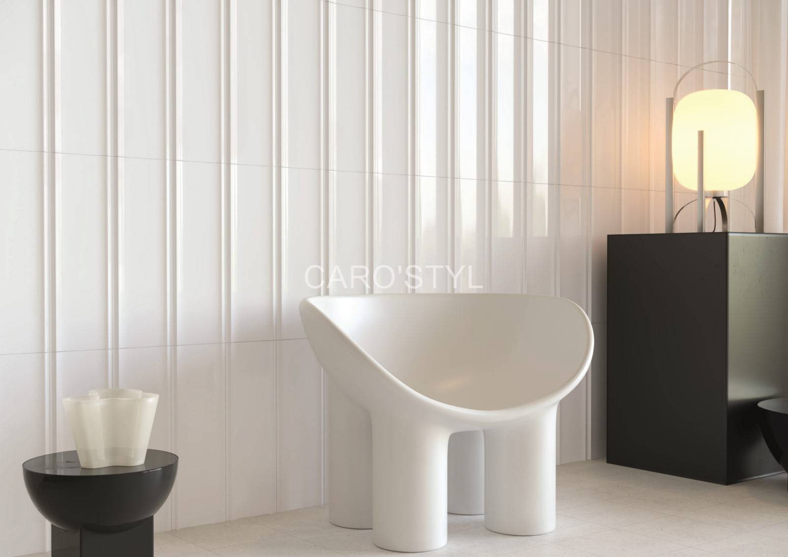 Harmony Bow by MUT blanc brillant pour un effet design innovant à Toulon