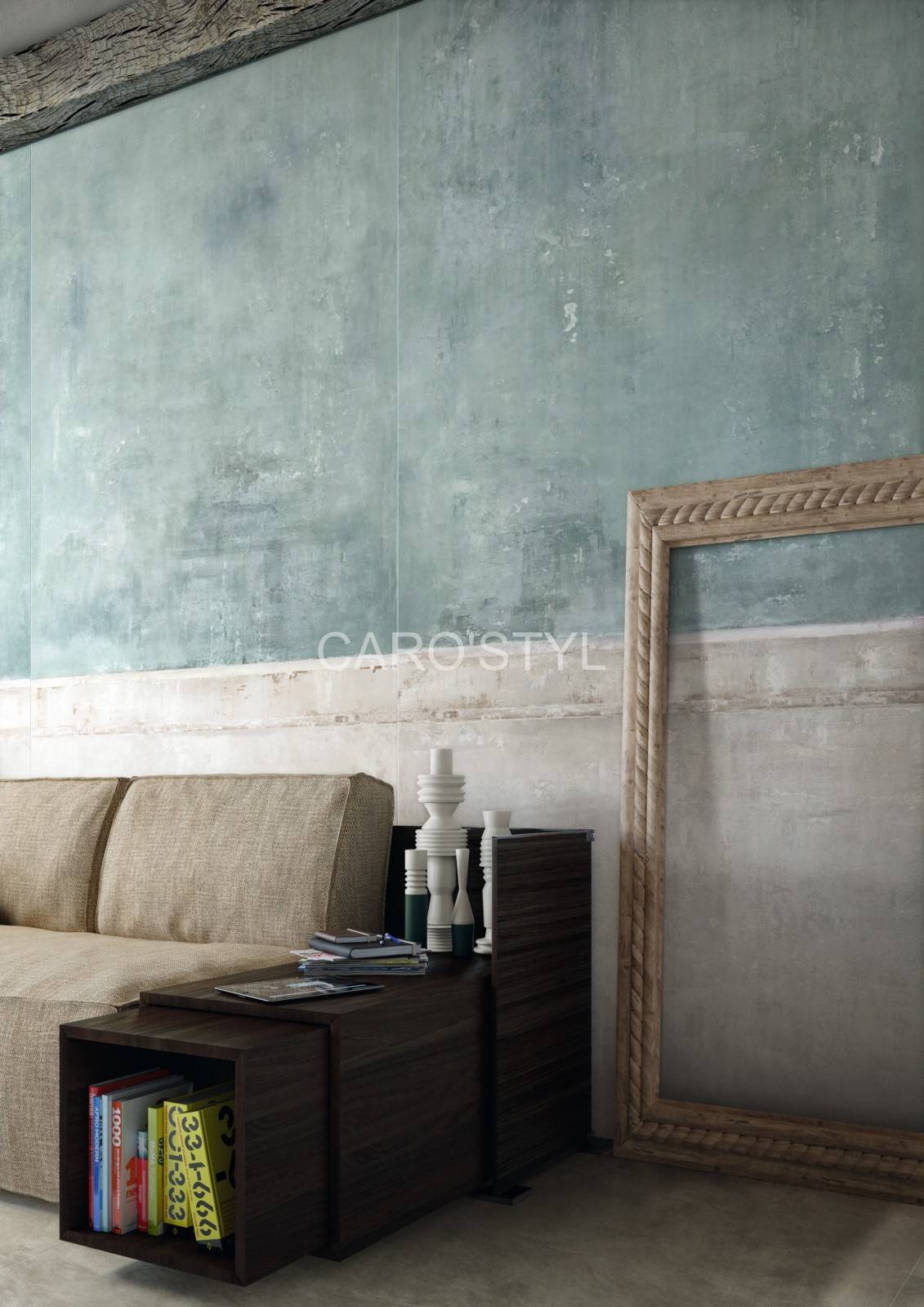 Carrelage intérieur aspect enduit CaroStyl Var