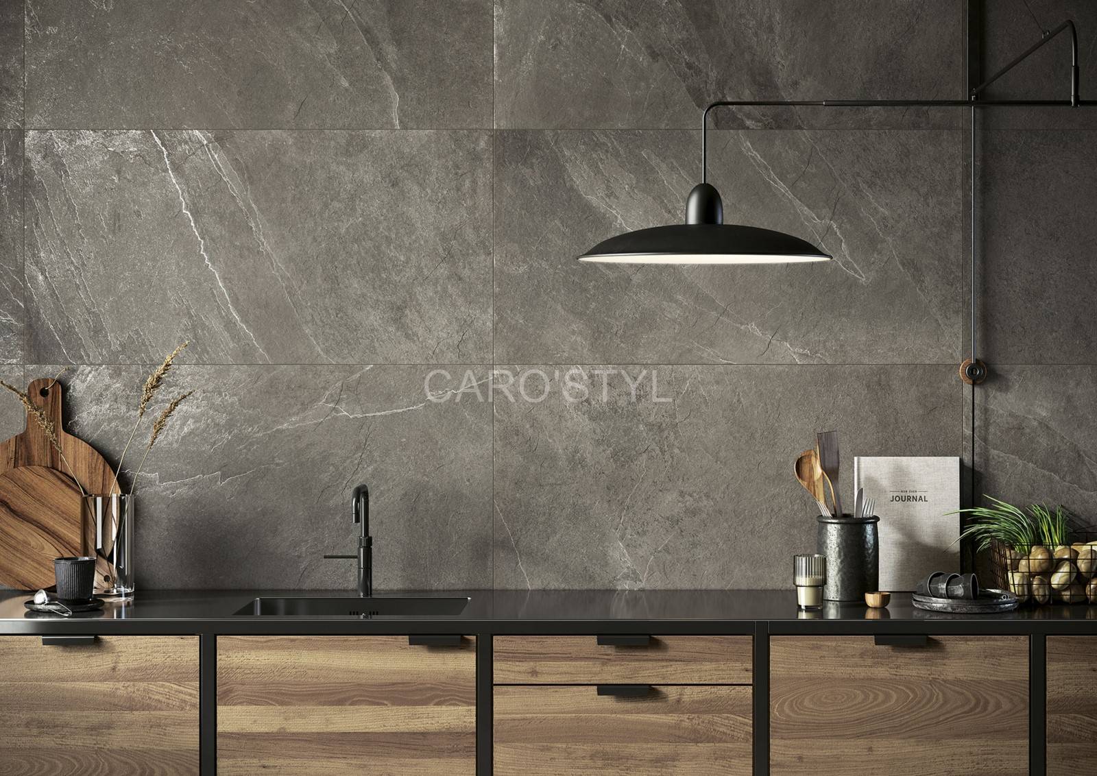 Elios dolimiti de chez Elios, gres cérame ardoise gris