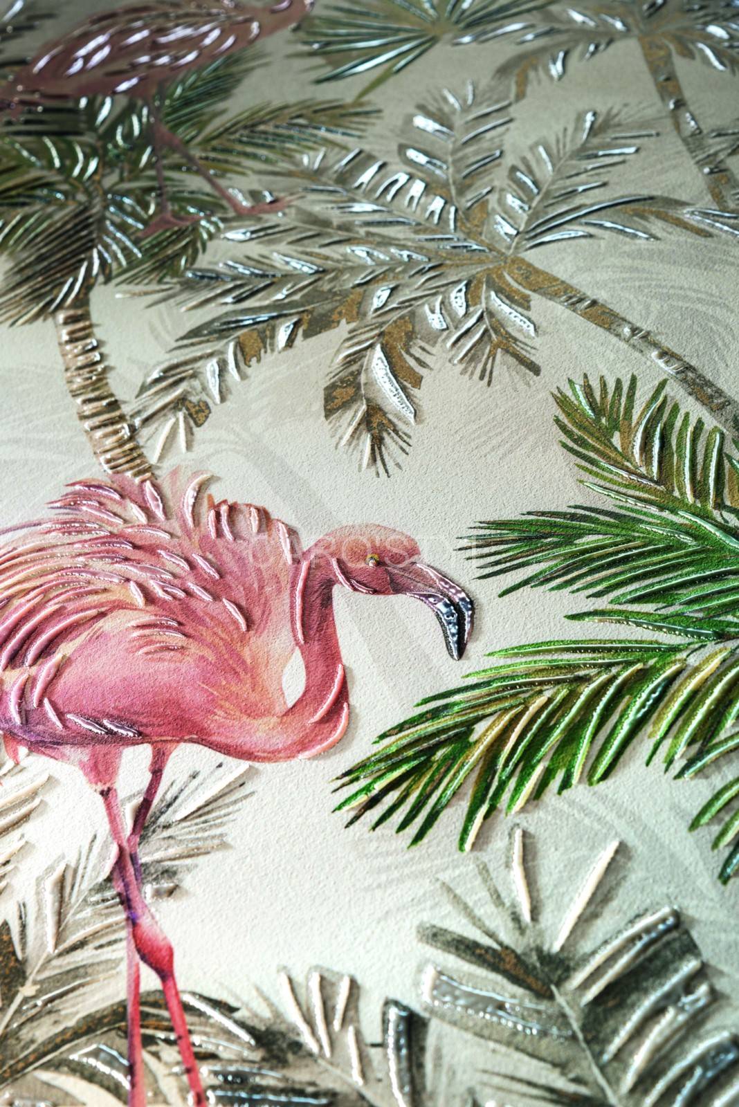 Monaco décoration intérieur, flamant rose à Monaco