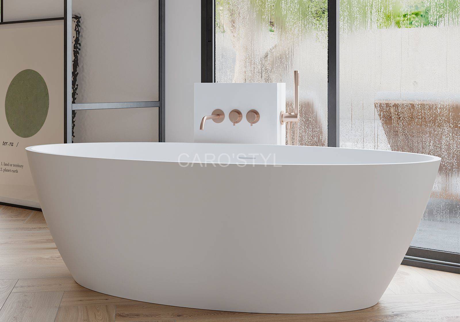 Salle d'eau avec baignoire Espace autoportante et facile d'entretien à Toulon