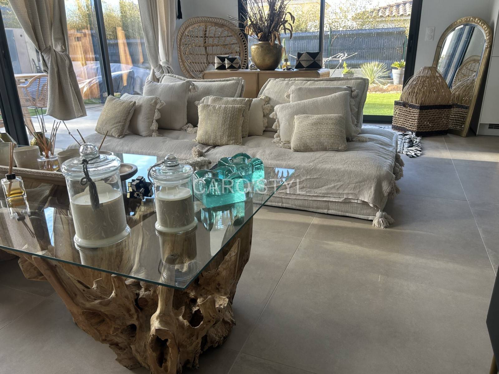 Carreaux aux nuances naturelles pour sol intérieur dans le 83