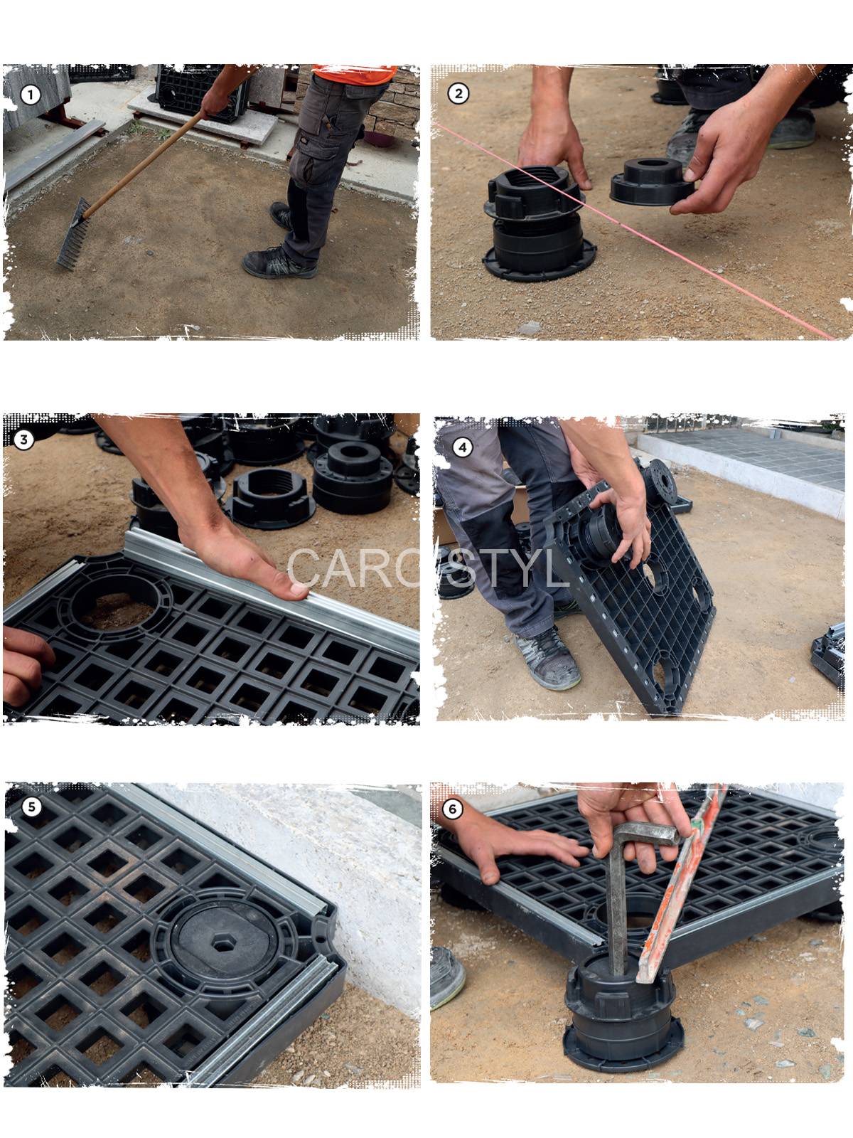 Système de plancher surélevé ,Toulon Caro'Styl