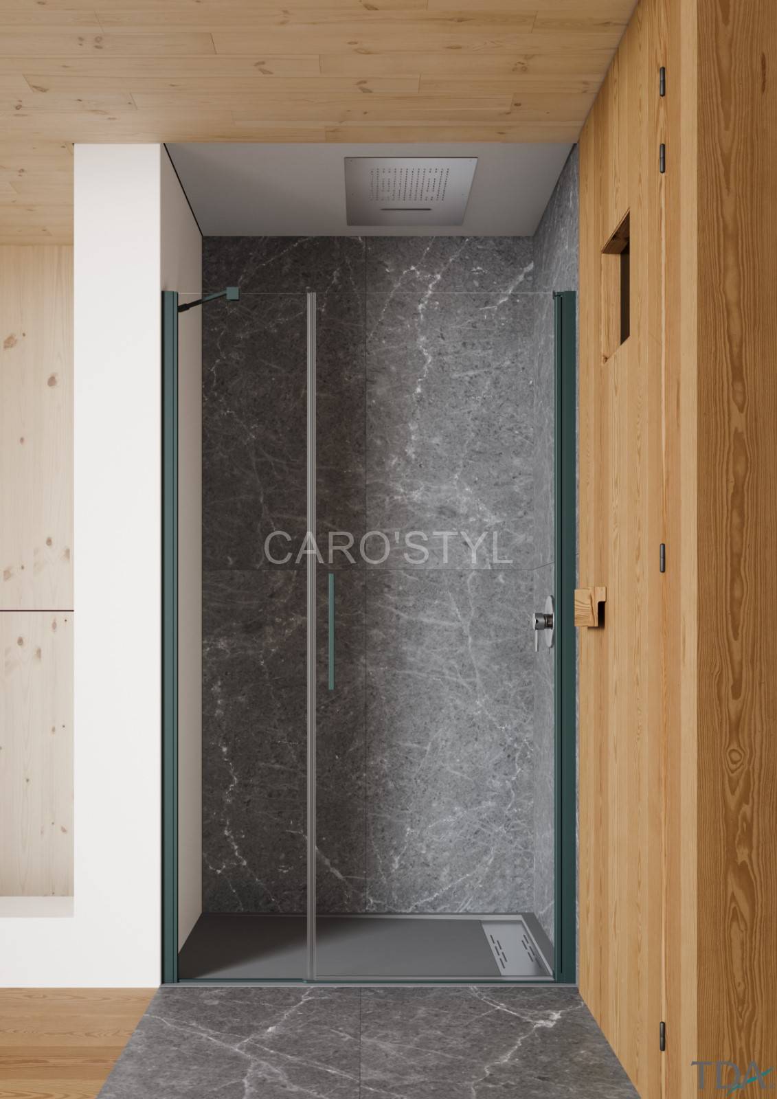 Vitre de couche à Marseille design