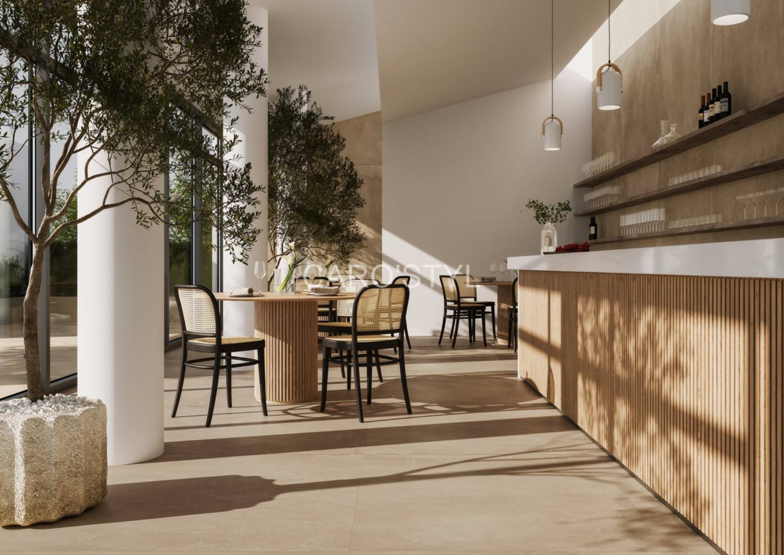 Carrelage Imola Azuma Up Hazelnut pour salles de bains, cuisines, séjours à Hyères