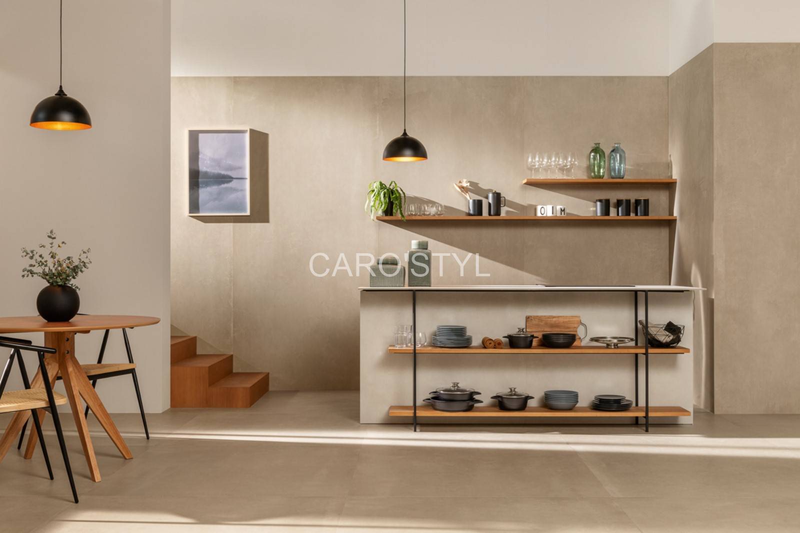 Carrelage Imola Azuma Up effet béton ciré à Hyères