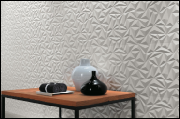 Carrelage à reliefs, gamme 3D Wall Design, Fréjus 83