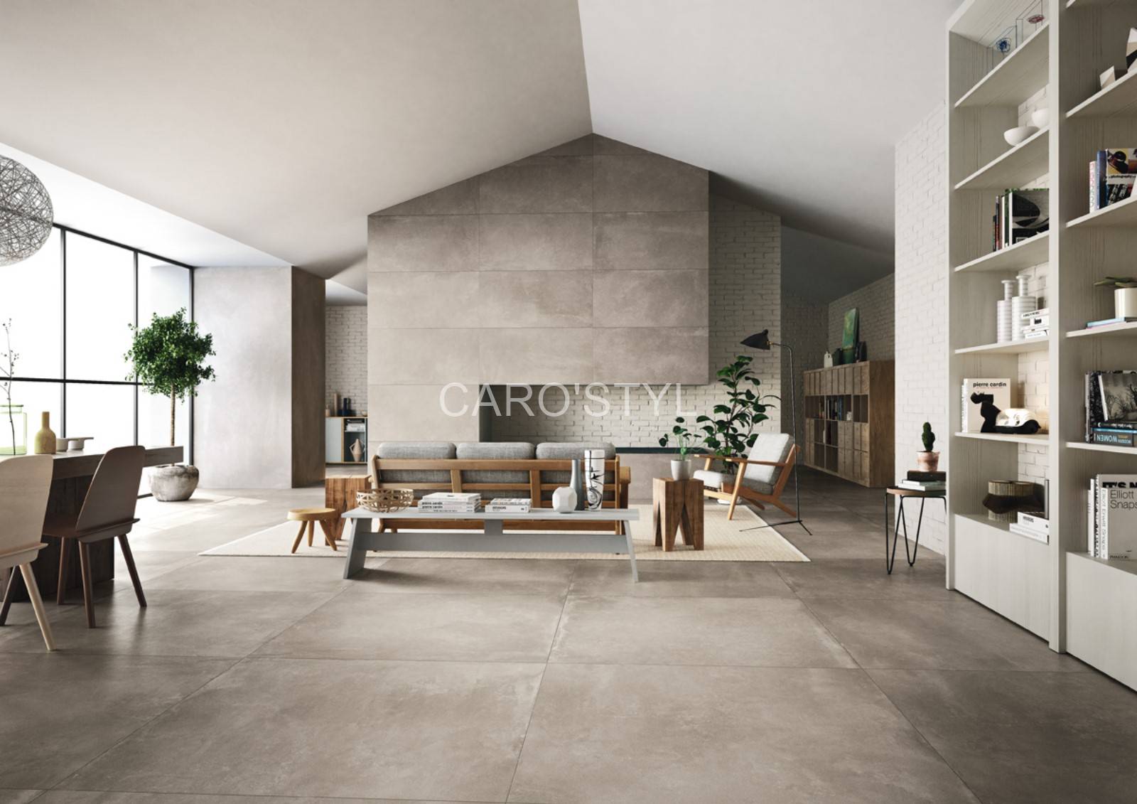 Carrelage Imola Azuma Argent pour une imitation béton ciré à Hyères