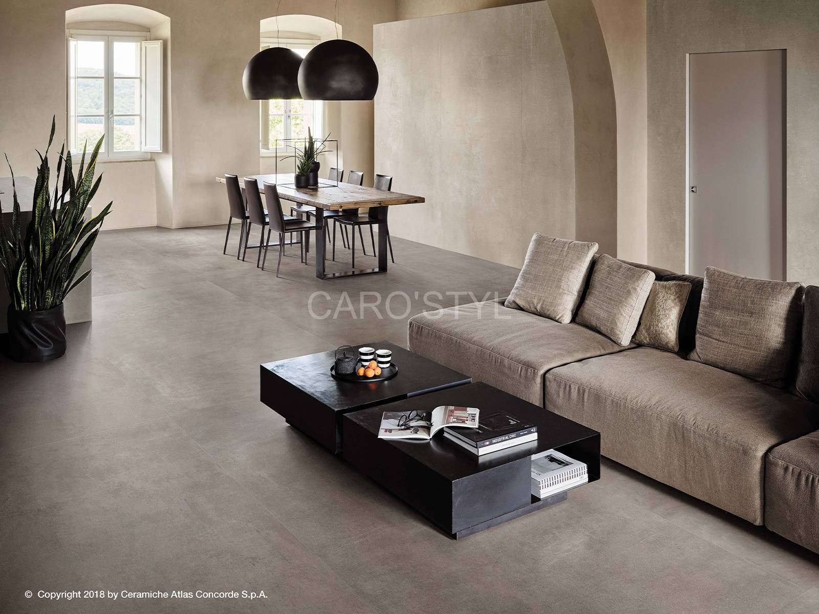 Carrelage imitation ciment Caro'Styl Var