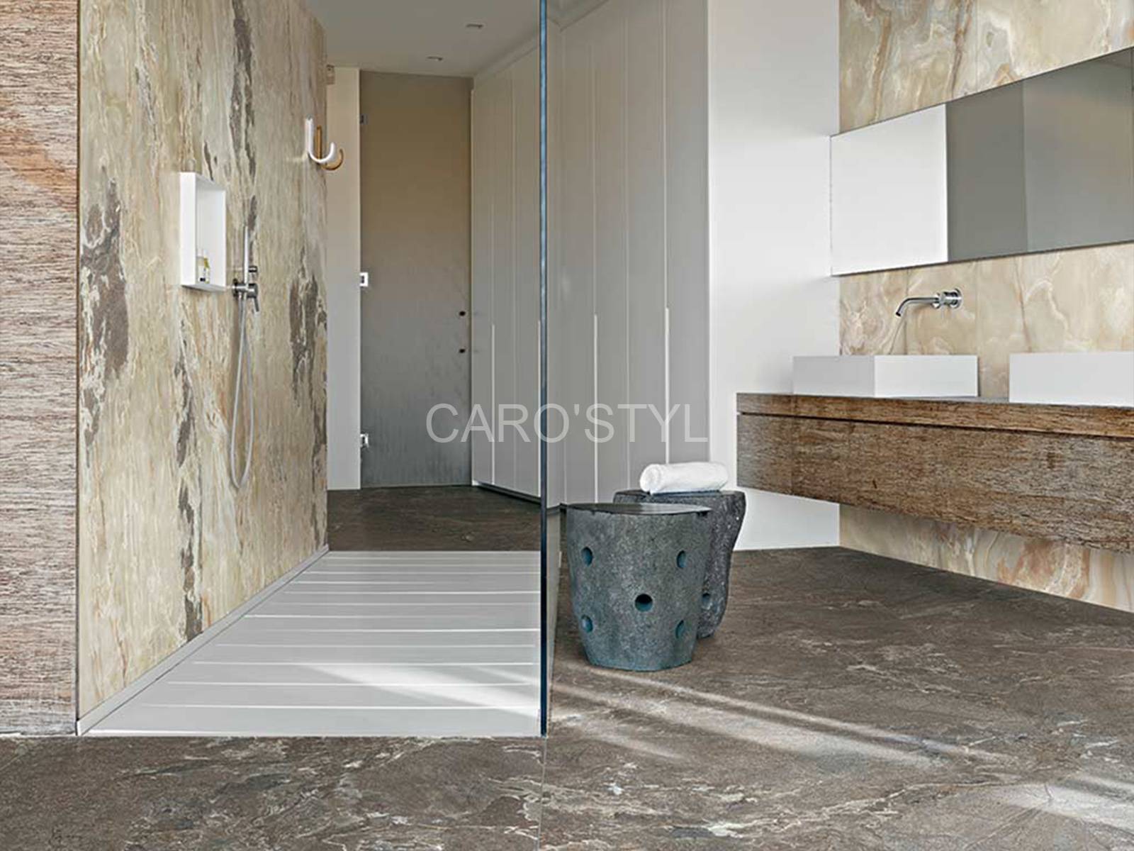 Onyx & More Florim carrelage pierre déco St Tropez