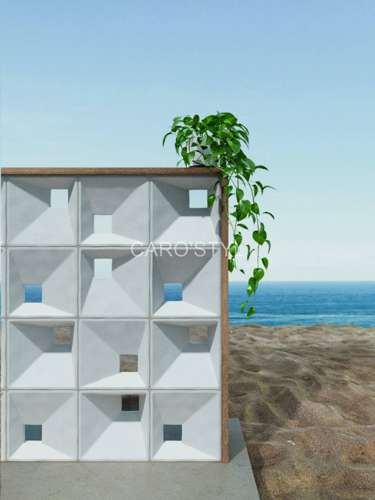 Harmony Castello by Dsignio claustras en céramique pour séparer les pièces à Hyères