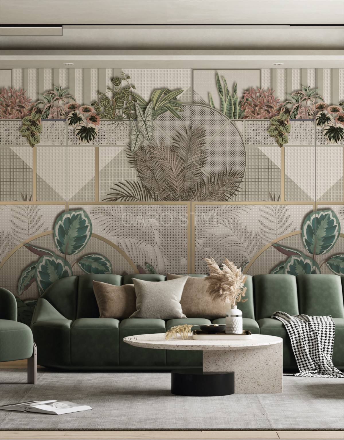 Revetement mural style désert dans le Var