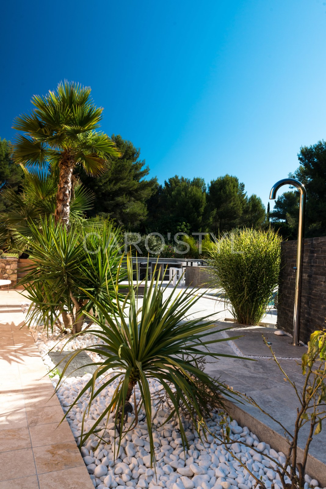 galets de décoration de jardins, près de bandol 83150 var