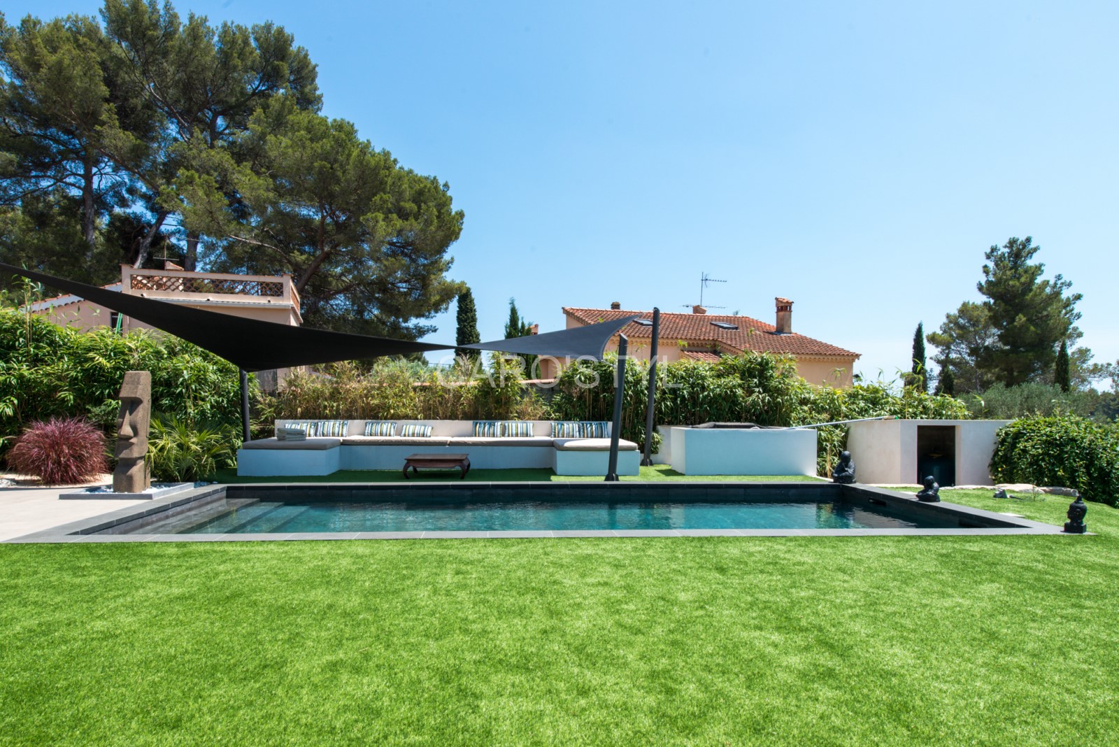 carrelage 30X60 antidérapant île maurice black, près de cavalaire 83 var