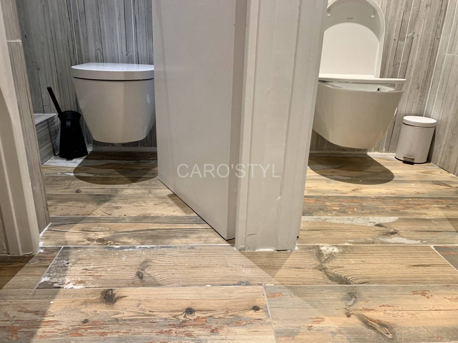 Sanaitaire carrelage et WC de chez Carostyl Isla au restaurant Les régates à Toulon