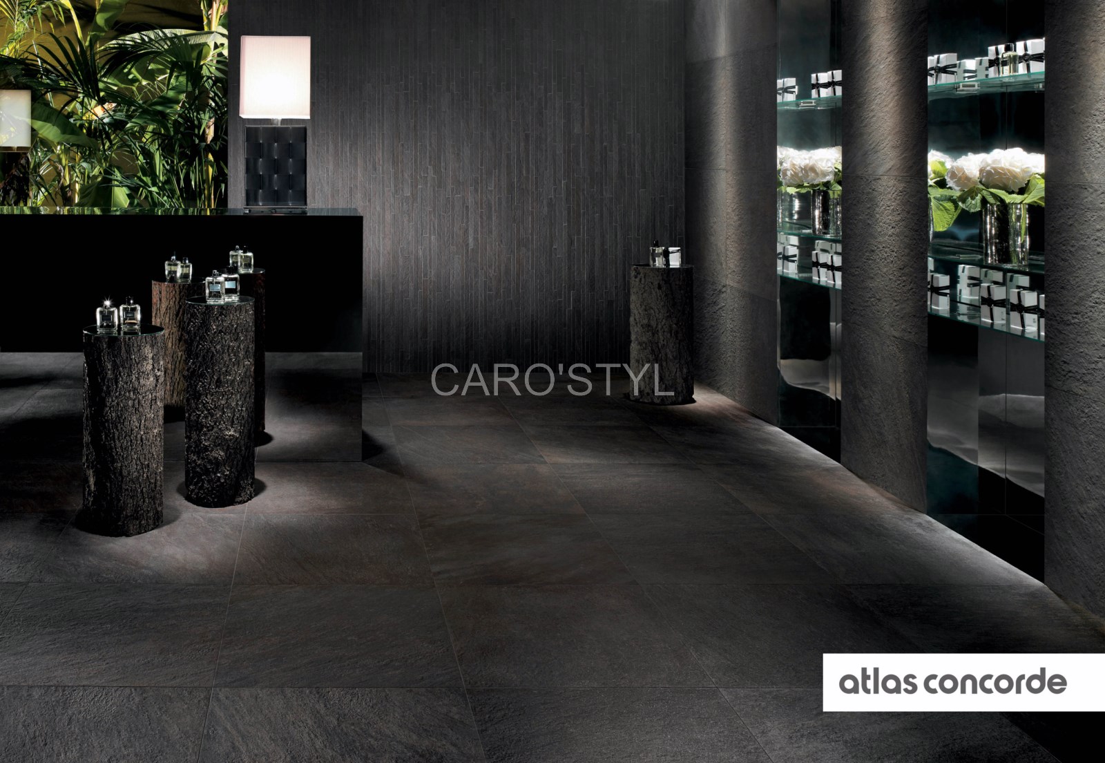 Carrelage en grès cérame effet pierre naturelle dans le Var