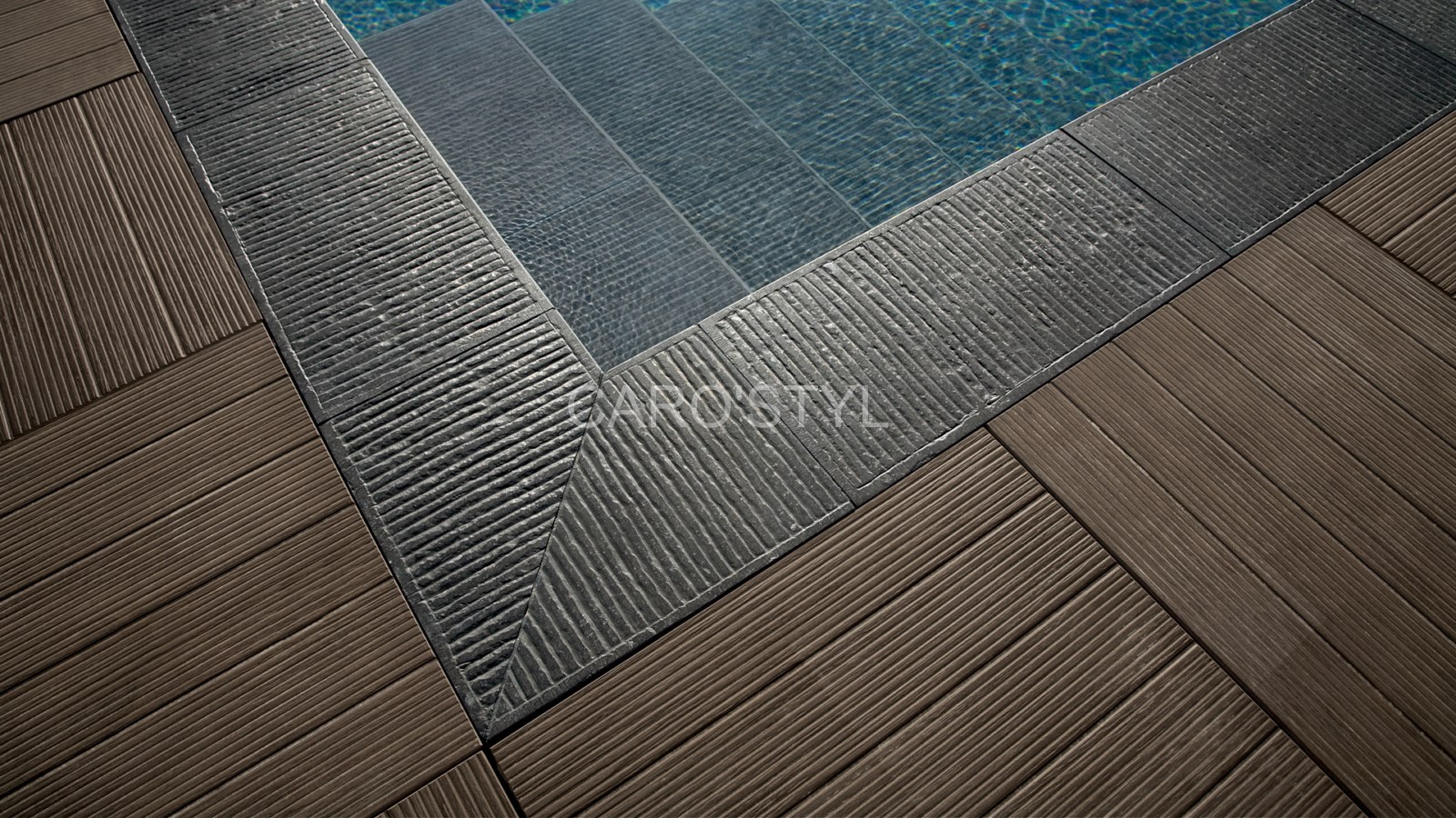 carrelage kronos outdoors SKE 2.0 spécial extérieur imitation callebotis antidérapant pour piscine près du lavandou 83 var