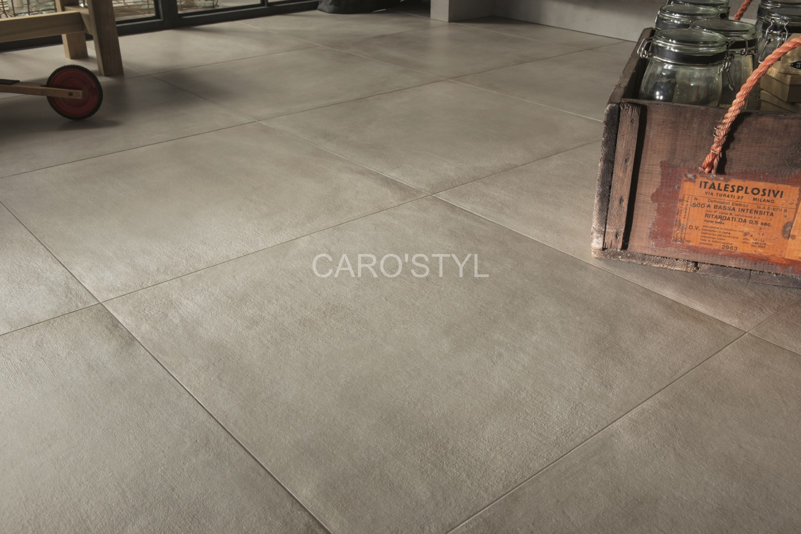 carrelage caesar one pour sol intérieur en grès cérame aspect ciment près de six-fours 83140 var