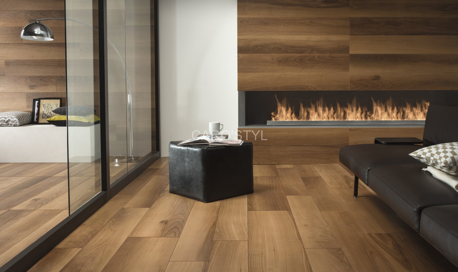 Carrelage pour sol et mur en grès cérame imitation parquet près de Signes 83 Var