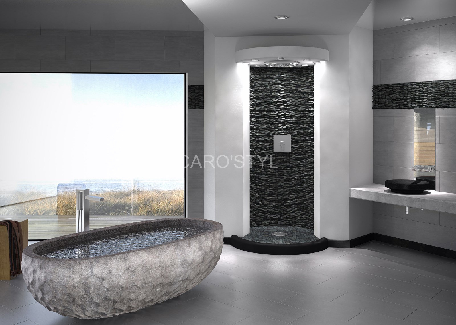 carrelage pour sol moderne, sdb, mosaïque, dans le var 83190 ollioules