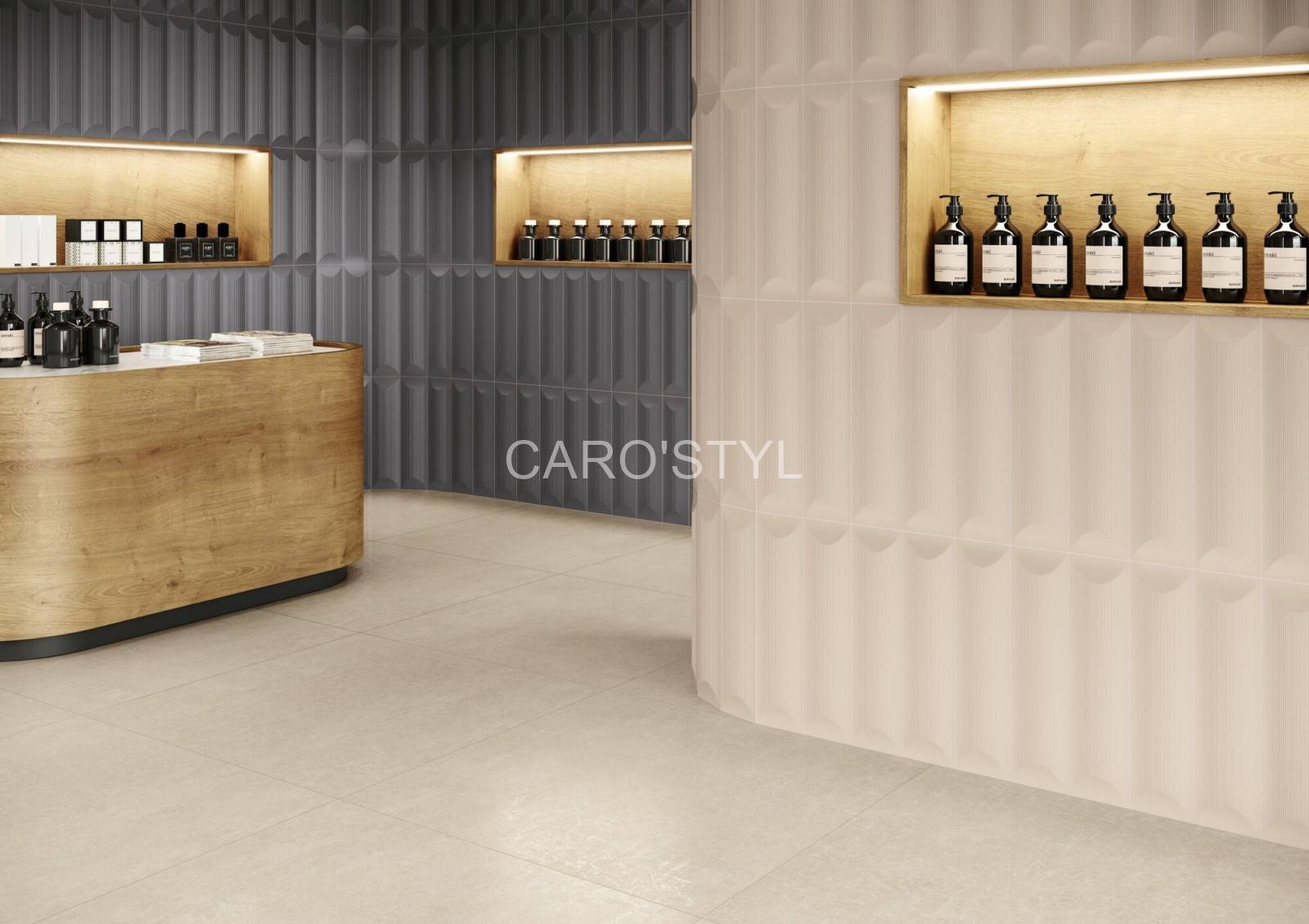 Harmony Log by Alt Design relief 3D pour vos murs à Hyères