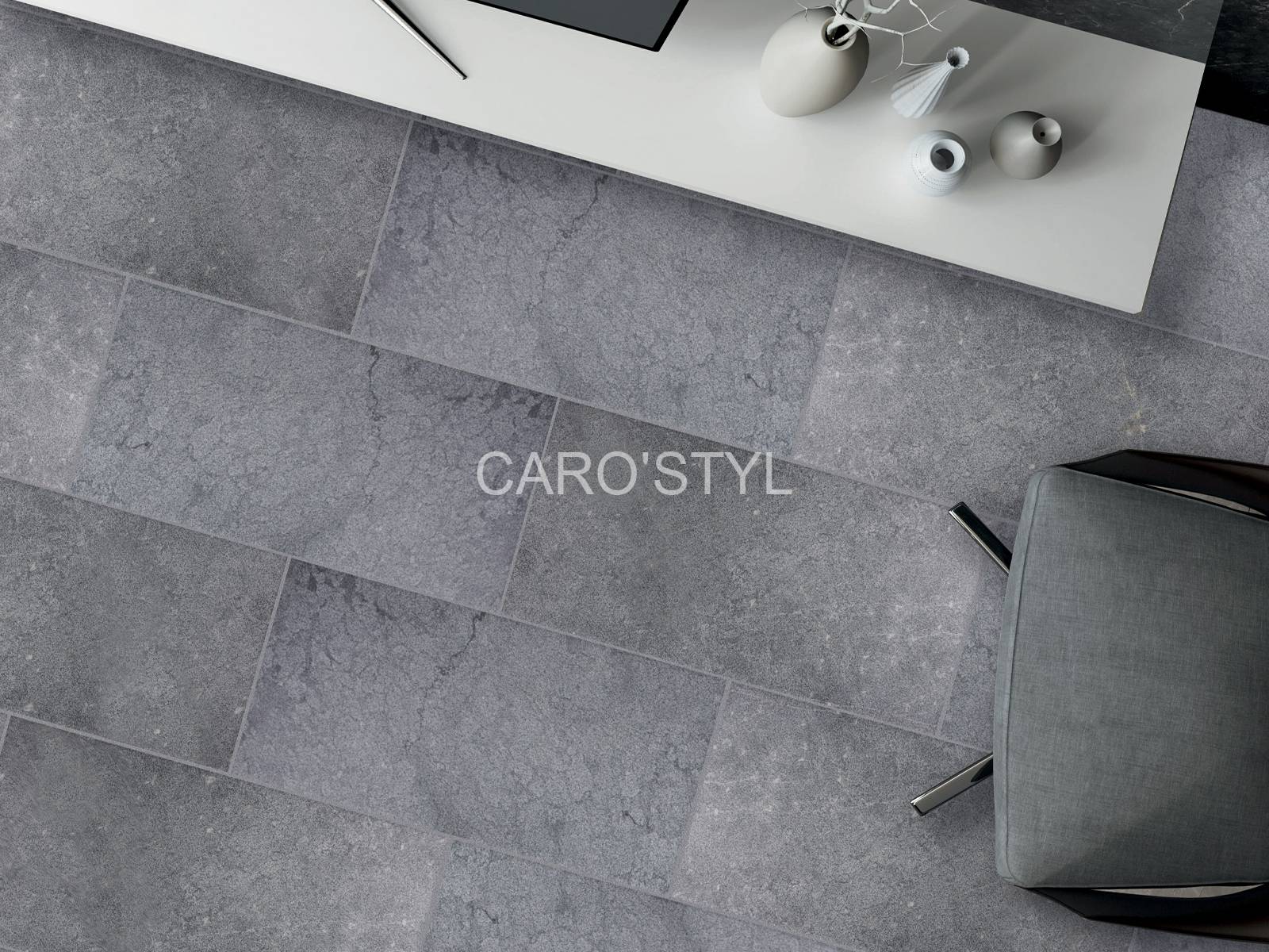 pierre naturelle royal black intérieur carostyl