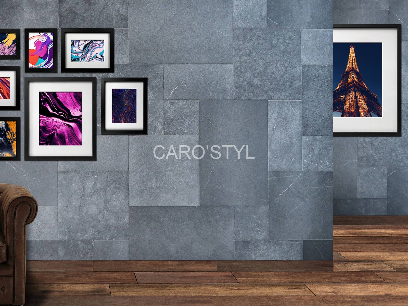 pierre naturelle royal black intérieur