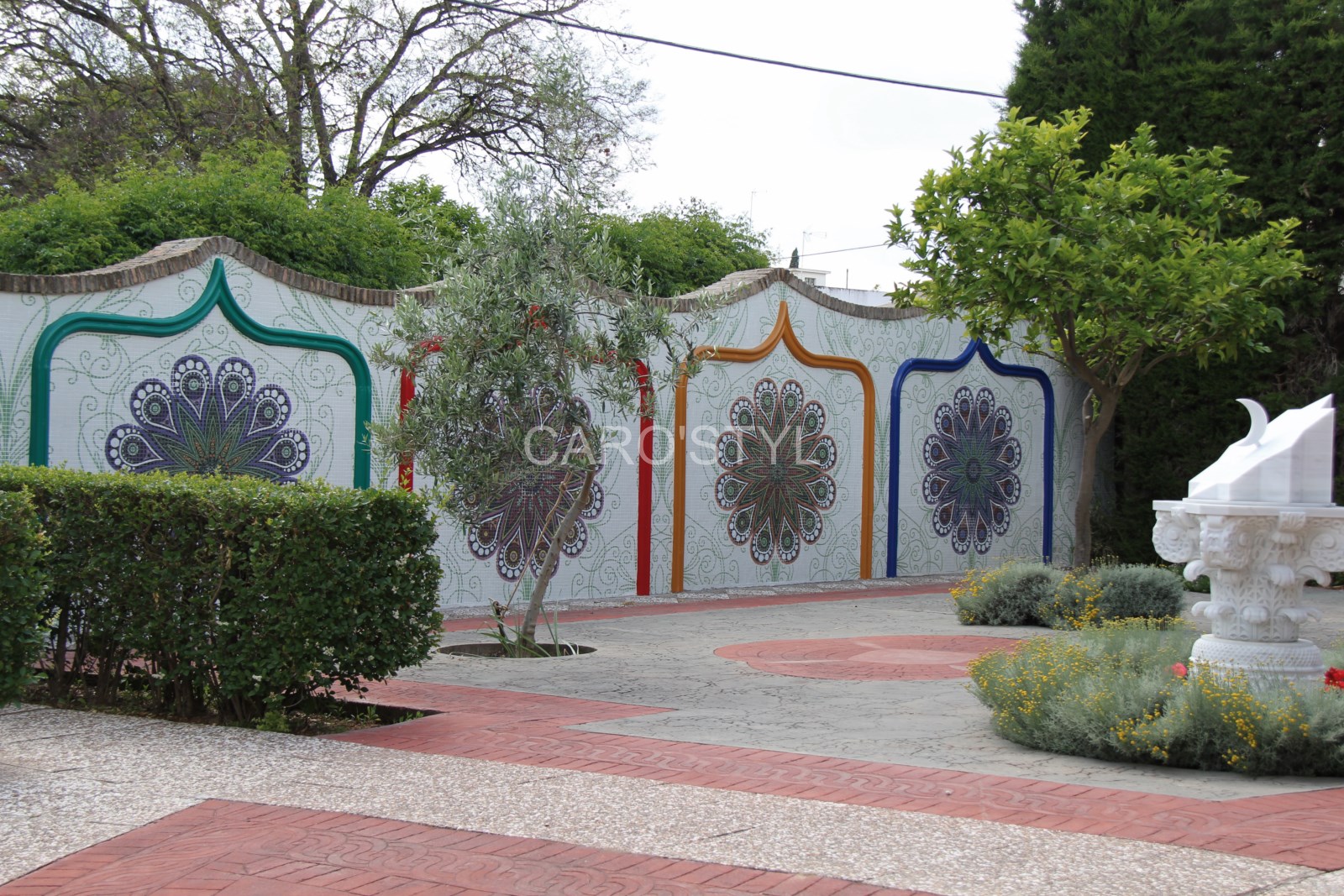 mosaïque mosavit murale en émaux de verre près de grasse 06 alpes maritimes