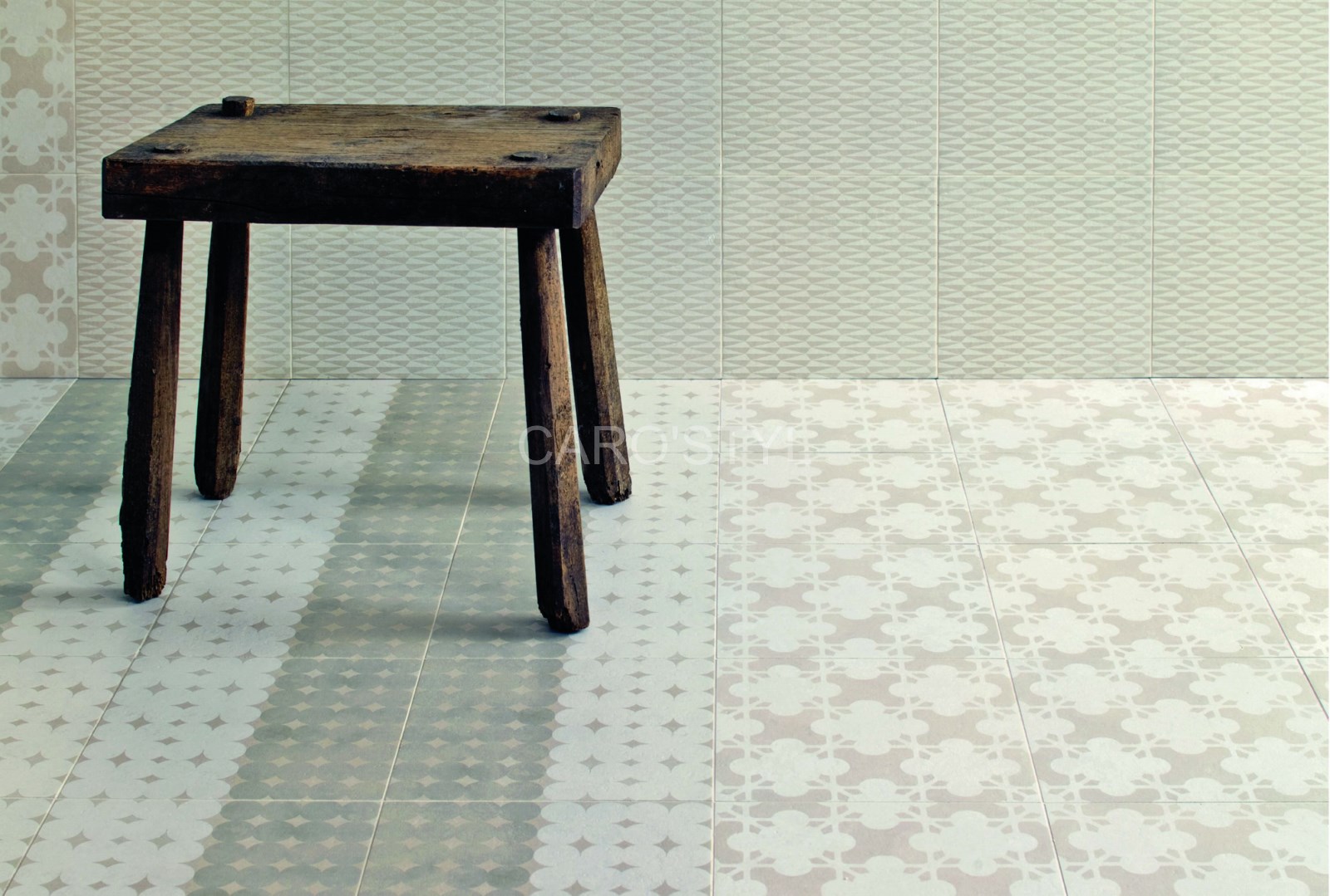 faïence pour salle de bains effet carreaux de ciment à lorient 56100 morbihan