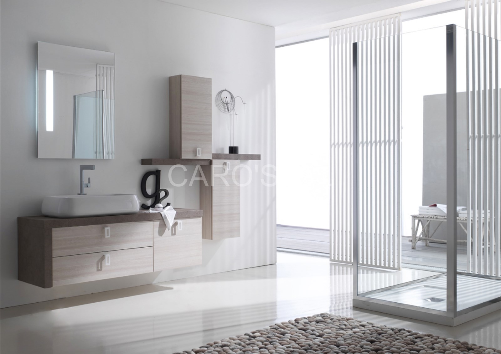 Meuble suspendu avec vasque à poser près de pierrefeu 83 var