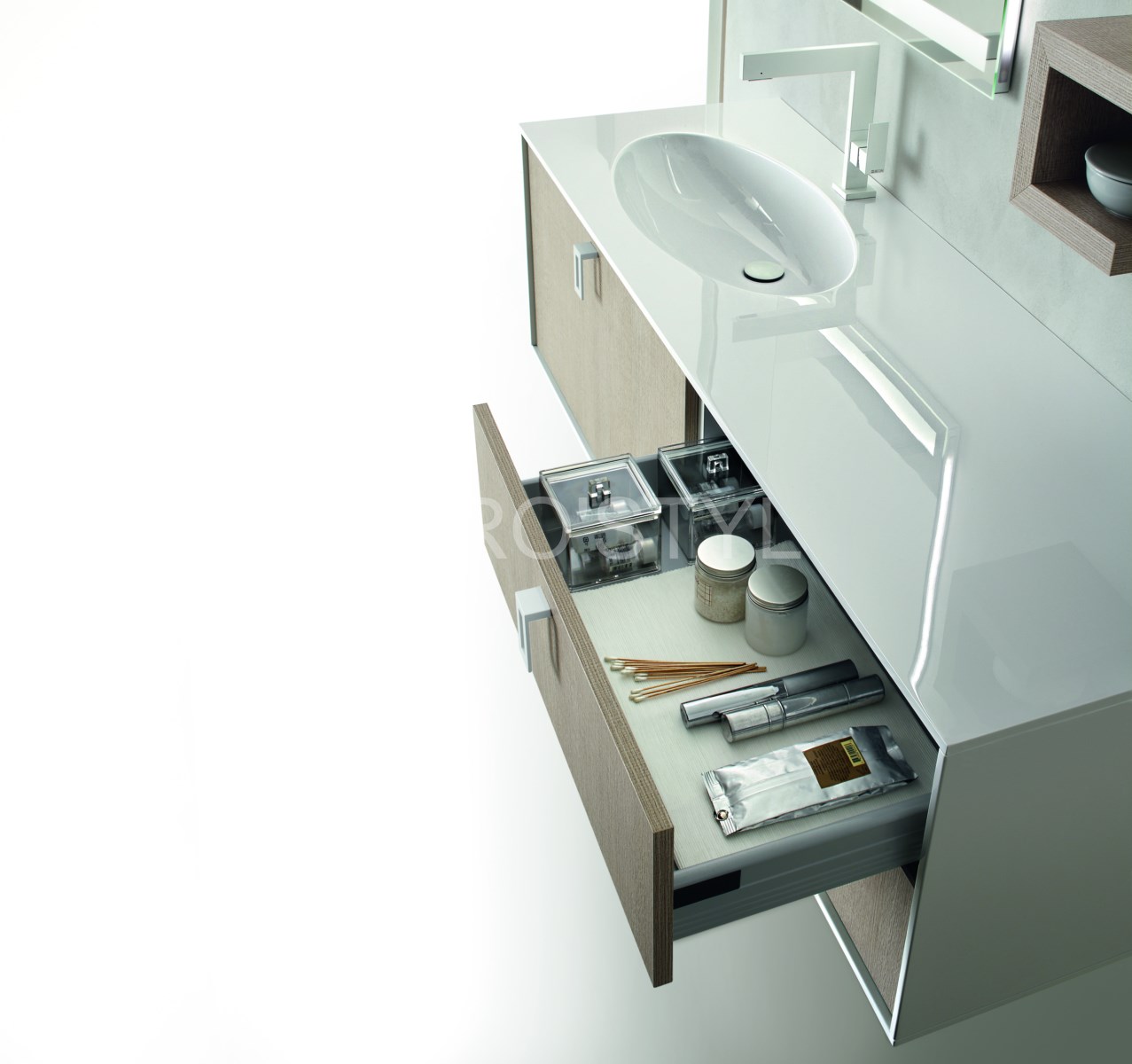 plan vasque moulée en verre près de cavalaire 83 var