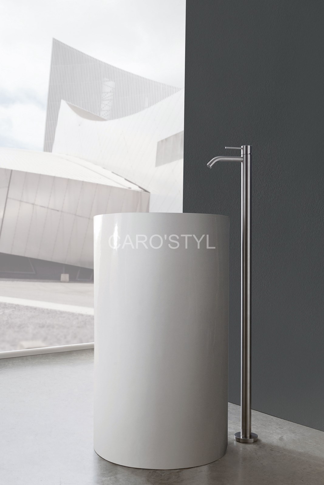 mitigeur 40 mm pour lavabo sur colonne au sol, près de six-fours 83140 var