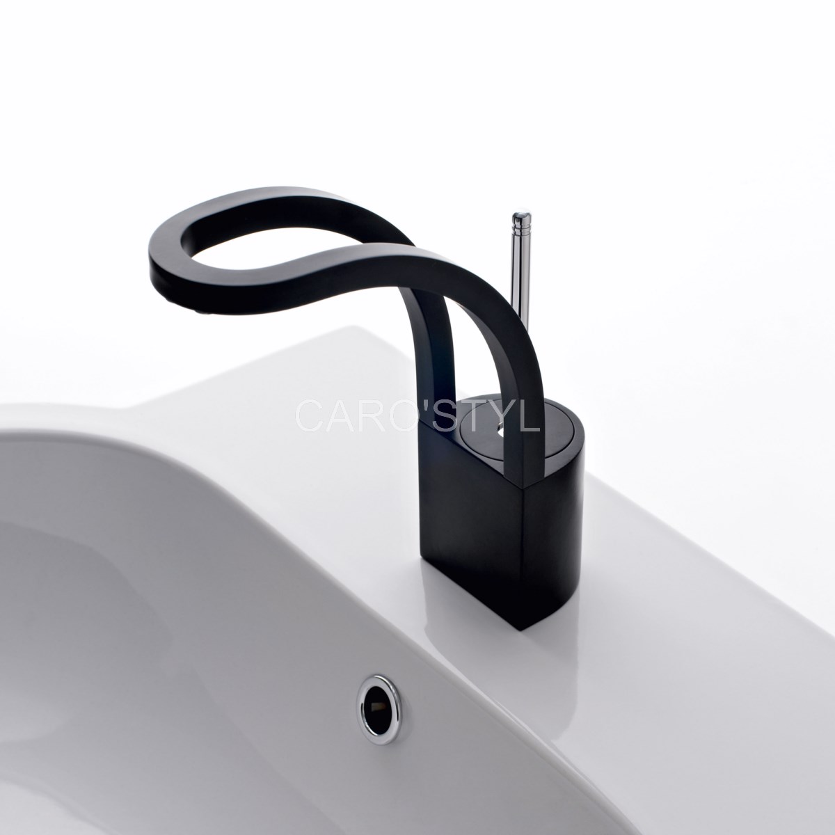 mitigeur lavabo philo noir mat de treemme économie d'énergie, près de cassis 13 boches du rhône