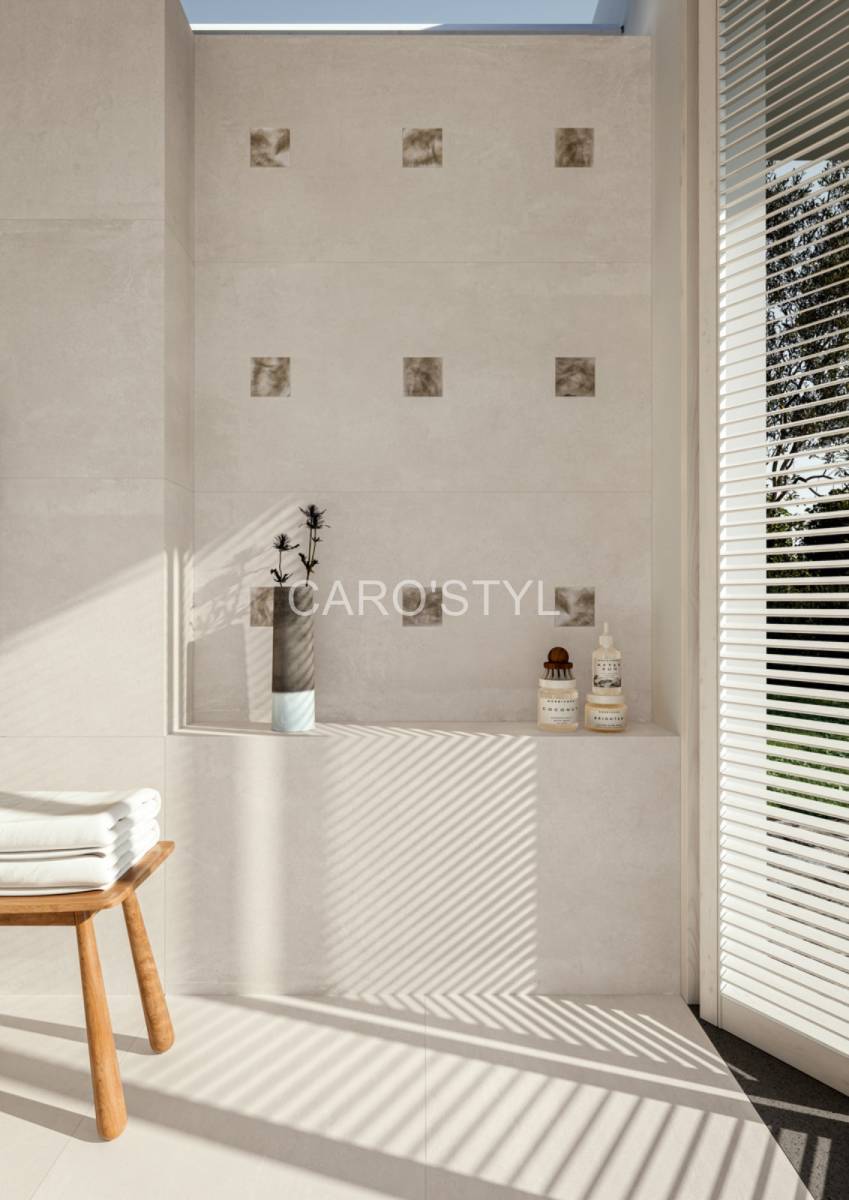 Carrelage Imola Azuma Up White 20mm pour pose sur plots en extérieur à la Seyne-sur-Mer